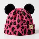 New Candy Pink | Newborn - 12 Month C.C® Baby Beanie Animal Print Winter Hats by Truly Contagious