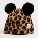 Leopard | Newborn - 12 Month C.C® Baby Beanie Animal Print Winter Hats by Truly Contagious