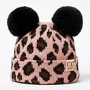 Indi Pink | Newborn - 12 Month C.C® Baby Beanie Animal Print Winter Hats by Truly Contagious