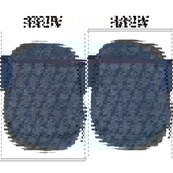 C.C® Denim Diamond Quilted Fanny Pack by Truly Contagious
