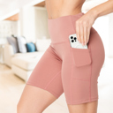  Squat Proof High-Waist Biker Leggings | Cell Phone Pocket
