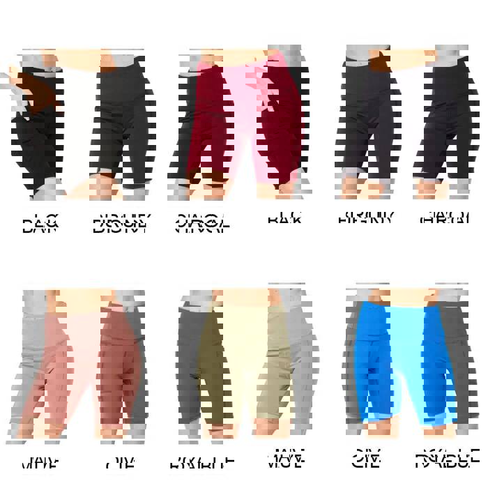 Squat Proof High-Waist Biker Leggings | Cell Phone Pocket