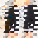 Small/Medium (Pant Size 0-8) - Charcoal Squat Proof High-Waist Biker Leggings | Cell Phone Pocket
