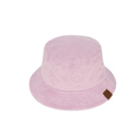 Lavender C.C Foldable Terry Cloth Bucket Hat