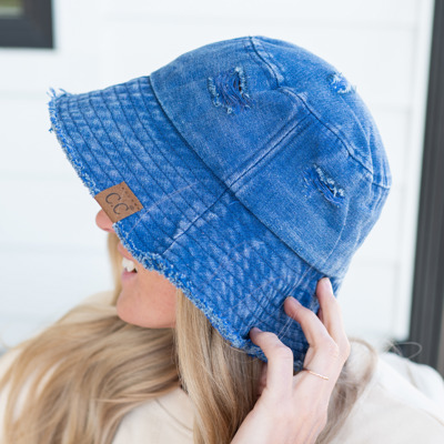 CC Stone Washed Denim Bucket