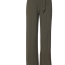 Olive (Pant Size 14-16) Belted Flowy Beach Pants - Lightweight by Truly Contagious