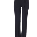 Black (Pant Size 14-16) Belted Flowy Beach Pants - Lightweight by Truly Contagious