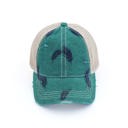Green CC Spring Motif Jacquard Denim Pony Cap