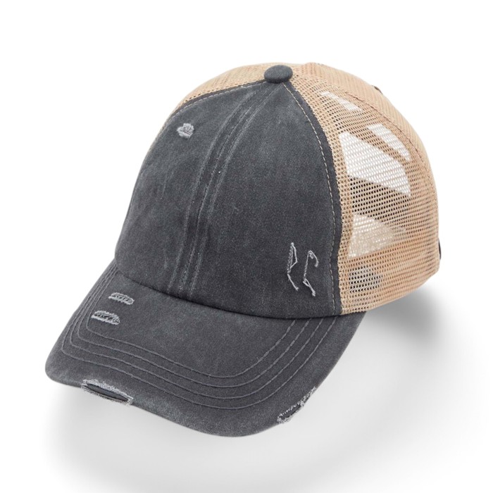 CC Multi-Level Criss Cross Women's Baseball Ponytail Cap Hat