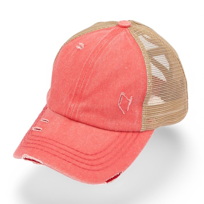 CC Multi-Level Criss Cross Women's Baseball Ponytail Cap Hat
