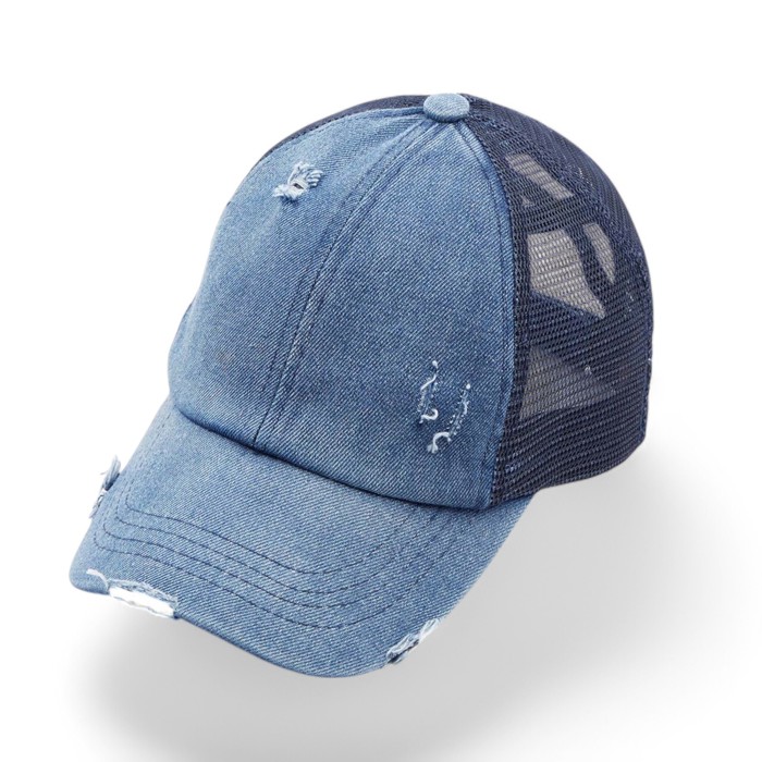 CC Multi-Level Criss Cross Women's Baseball Ponytail Cap Hat