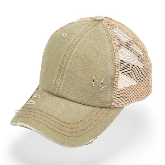 CC Multi-Level Criss Cross Women's Baseball Ponytail Cap Hat