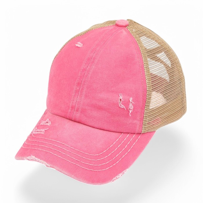 CC Multi-Level Criss Cross Women's Baseball Ponytail Cap Hat