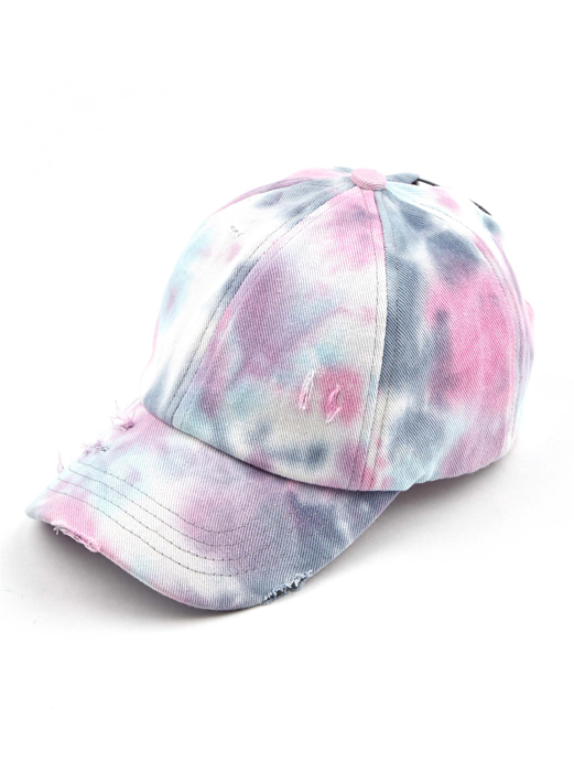 CC Tie-Dye Pony Cap | Criss-Cross Elastic