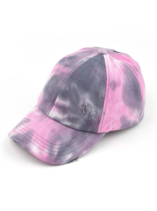 CC Tie-Dye Pony Cap | Criss-Cross Elastic