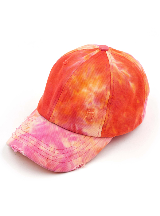 CC Tie-Dye Pony Cap | Criss-Cross Elastic