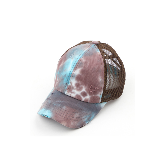 CC Diamond Dyed Mesh Criss-Cross  Pony Cap