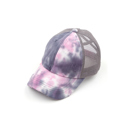 Grey CC Diamond Dyed Mesh Criss-Cross  Pony Cap