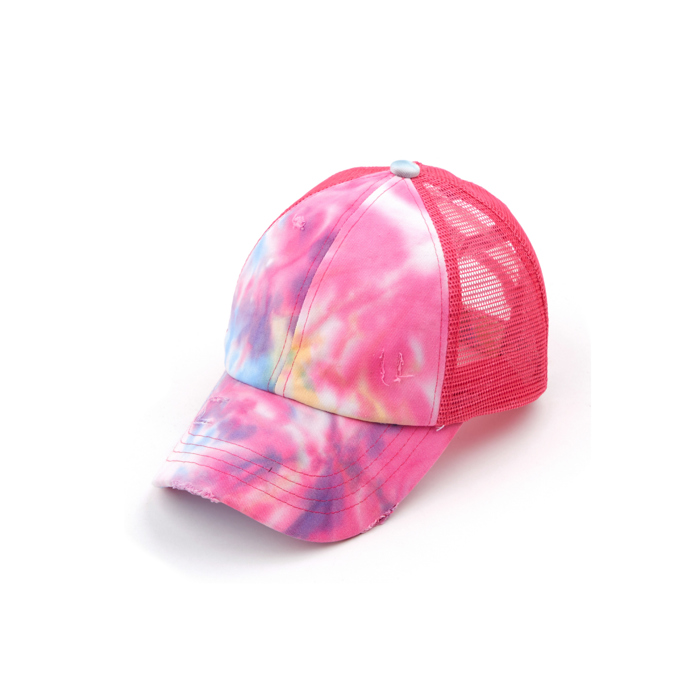 CC Diamond Dyed Mesh Criss-Cross  Pony Cap