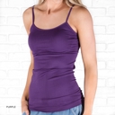 Purple Shirt Size: XS-L Basic Layering Cami