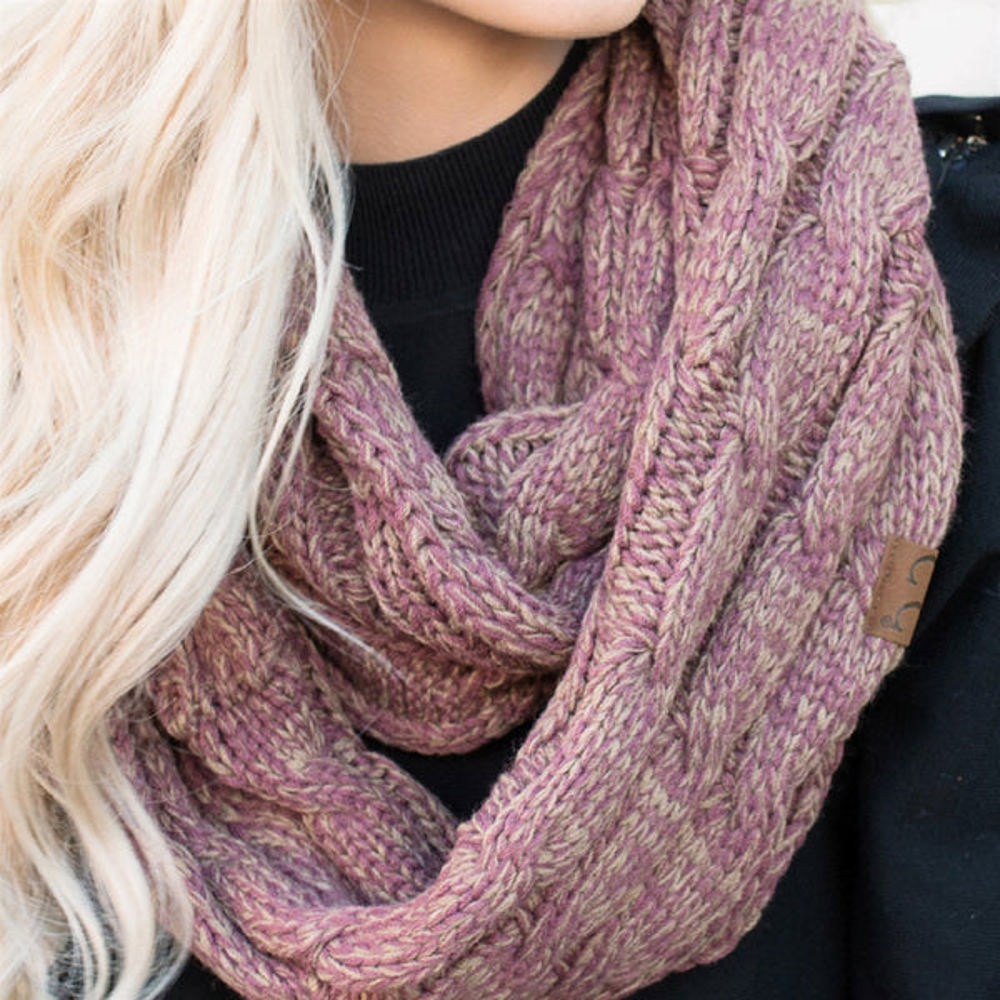 CC Comfy Infinity Scarf | 2-Tone by Truly Contagious