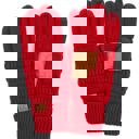 Red CC Always Touchscreen Compatible Gloves by Truly Contagious