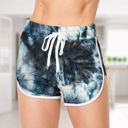  Luxury So Soft Tie Dye Draw String Shorts