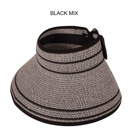 Black Mix Easy Rollable Bow Visor