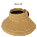 Khaki Mix Easy Rollable Bow Visor