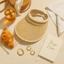 Khaki South Western Straw Visor