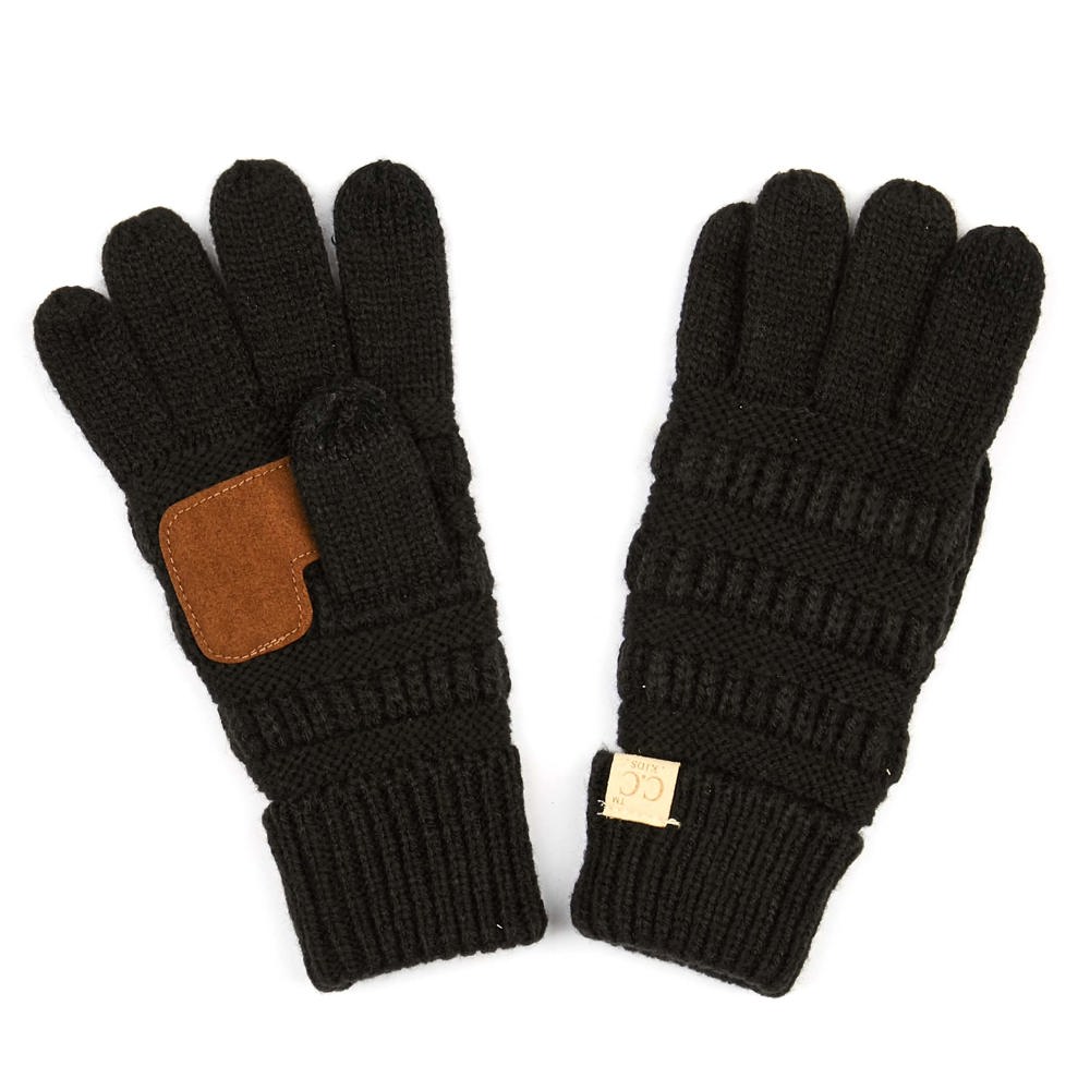 C.C Kids Size Touchscreen Gloves by Truly Contagious