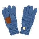 Dark Denim C.C Kids Size Touchscreen Gloves by Truly Contagious