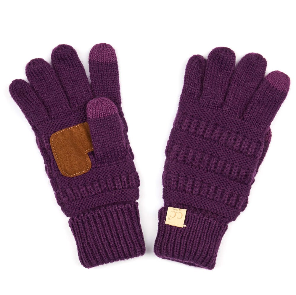 C.C Kids Size Touchscreen Gloves by Truly Contagious