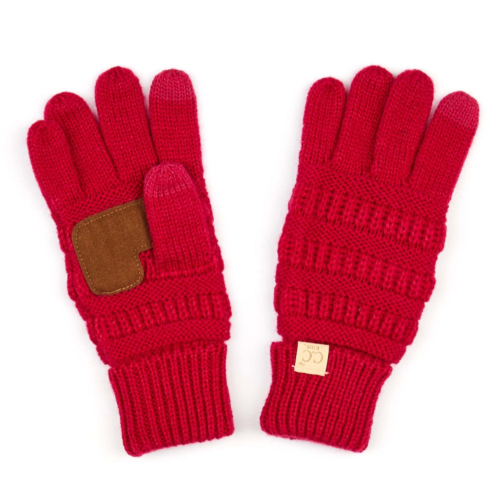 C.C Kids Size Touchscreen Gloves by Truly Contagious