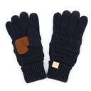 Navy C.C Kids Size Touchscreen Gloves by Truly Contagious