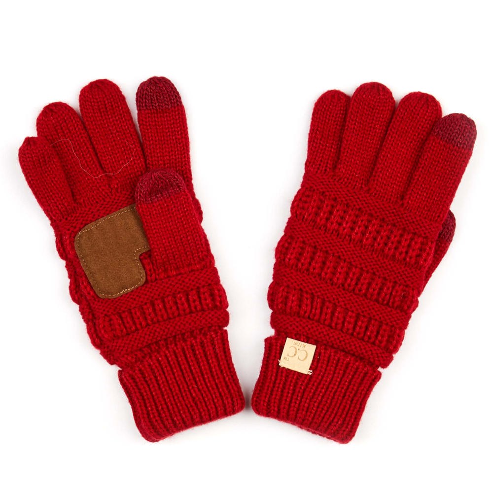 C.C Kids Size Touchscreen Gloves by Truly Contagious