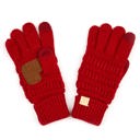 Red C.C Kids Size Touchscreen Gloves by Truly Contagious