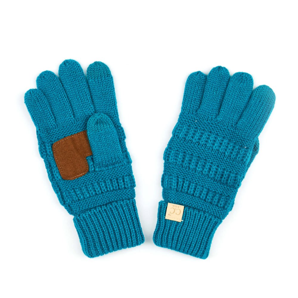 C.C Kids Size Touchscreen Gloves by Truly Contagious