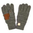 Dark Melange Grey - Petite C.C® Gloves Phone Touchscreen Tech Unisex, Adult Junior by Truly Contagious