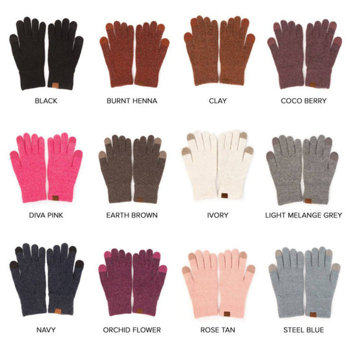 C.C® Ultra Soft Tech-Touch Gloves