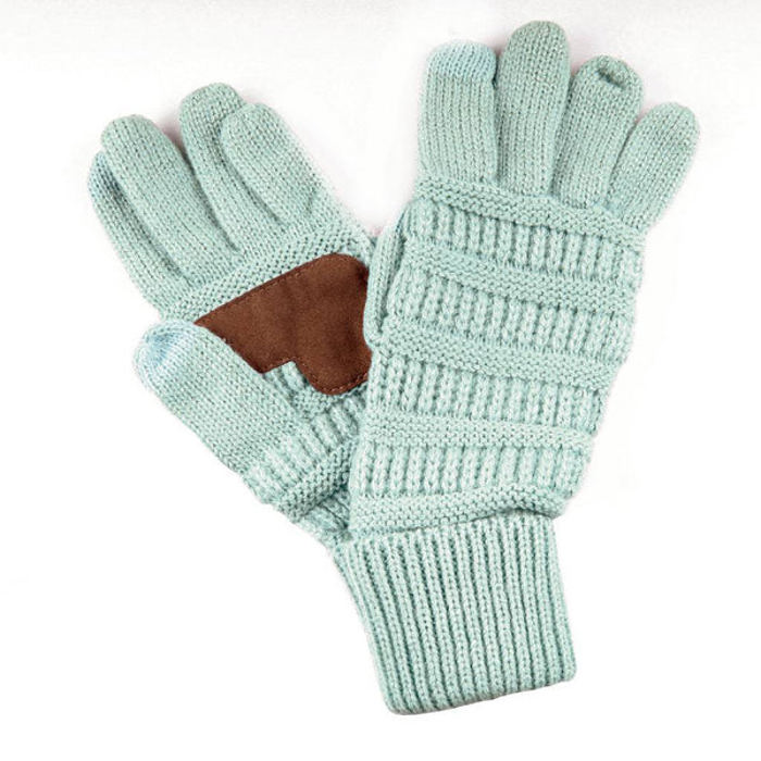 CC Cozy Metallic Tech Screen Gloves