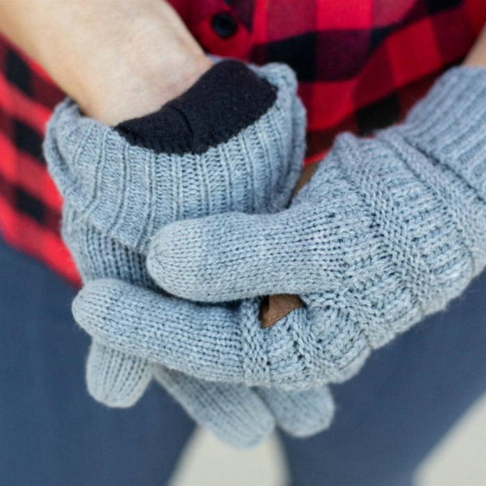 C.C® Fleece-Lined Touchscreen Gloves