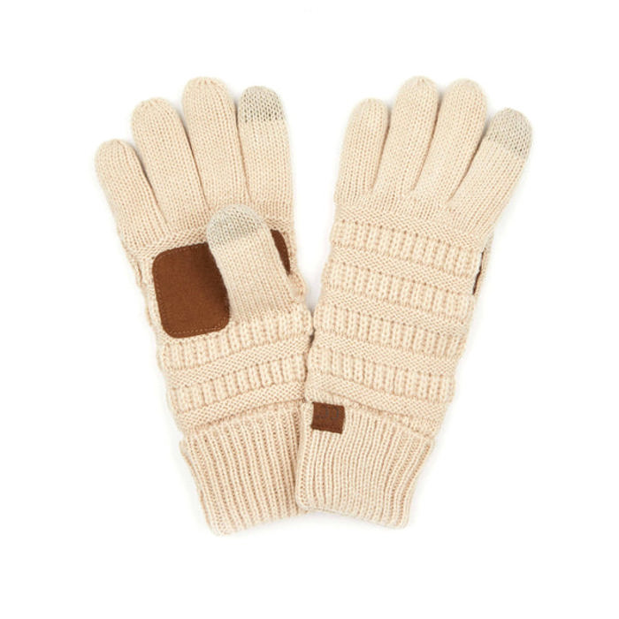 C.C® Fleece-Lined Touchscreen Gloves