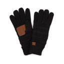 Black C.C® Fleece-Lined Touchscreen Gloves