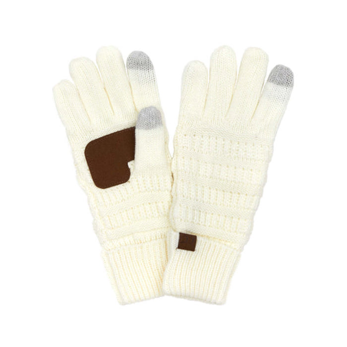 C.C® Fleece-Lined Touchscreen Gloves