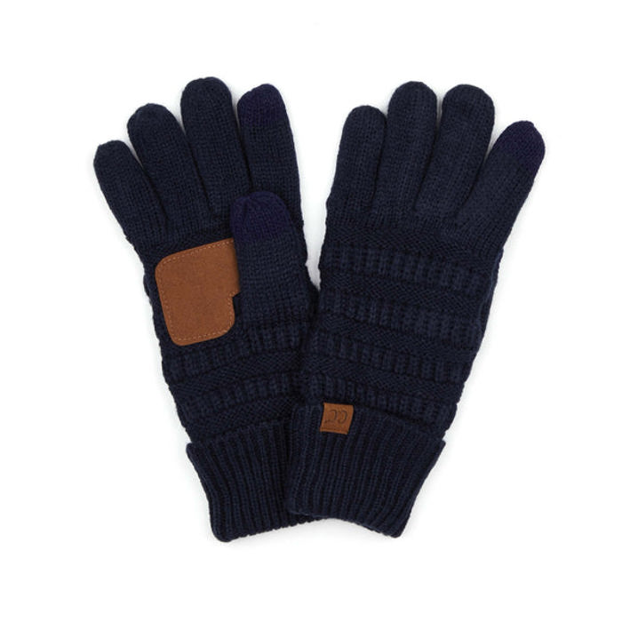 C.C® Fleece-Lined Touchscreen Gloves