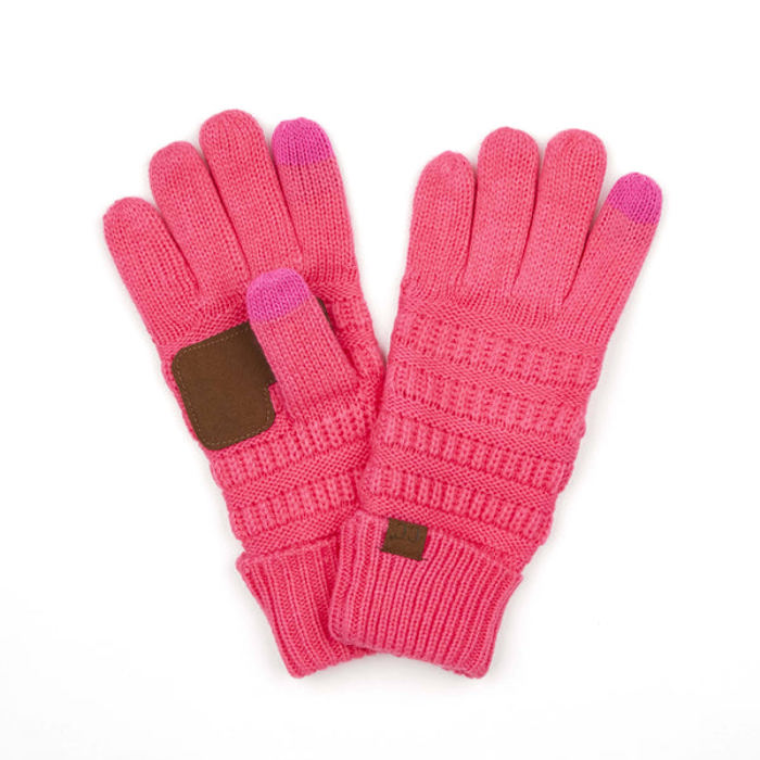 C.C® Fleece-Lined Touchscreen Gloves