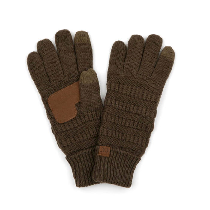 C.C® Fleece-Lined Touchscreen Gloves