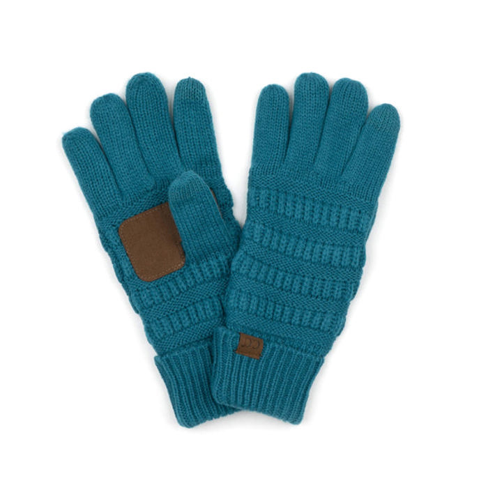 C.C® Fleece-Lined Touchscreen Gloves