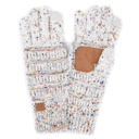 Ivory Confetti C.C® Cozy Confetti Tech Screen Touch Gloves